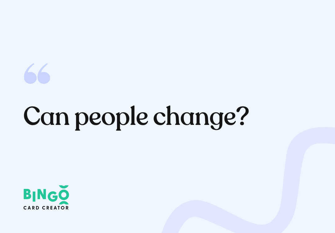 Can people change quote